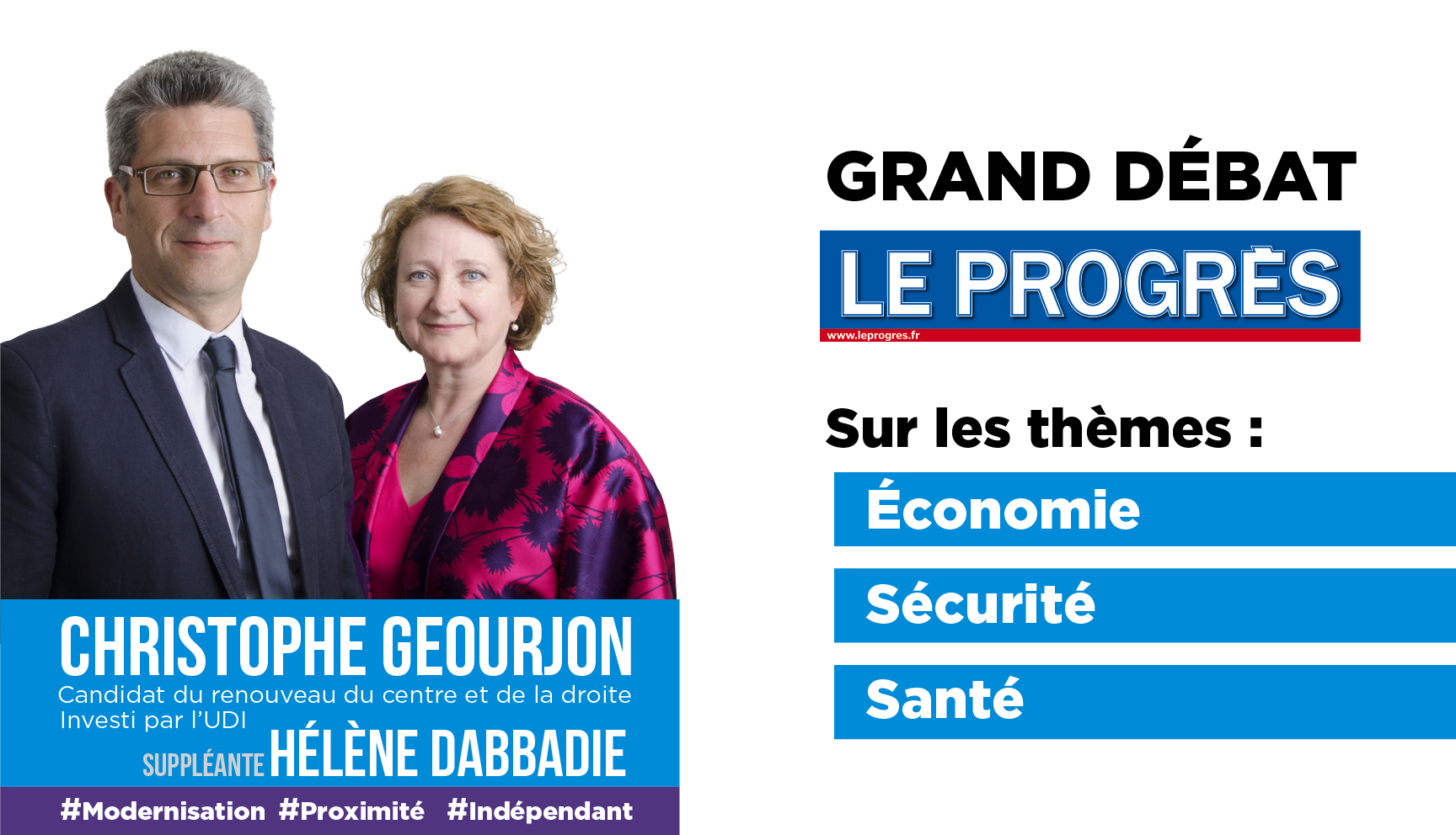 Le Grand Débat organisé par Le Progrès